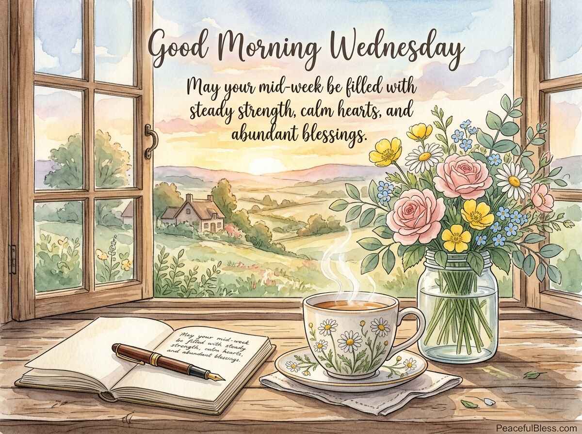 Good Morning Wednesday Blessings