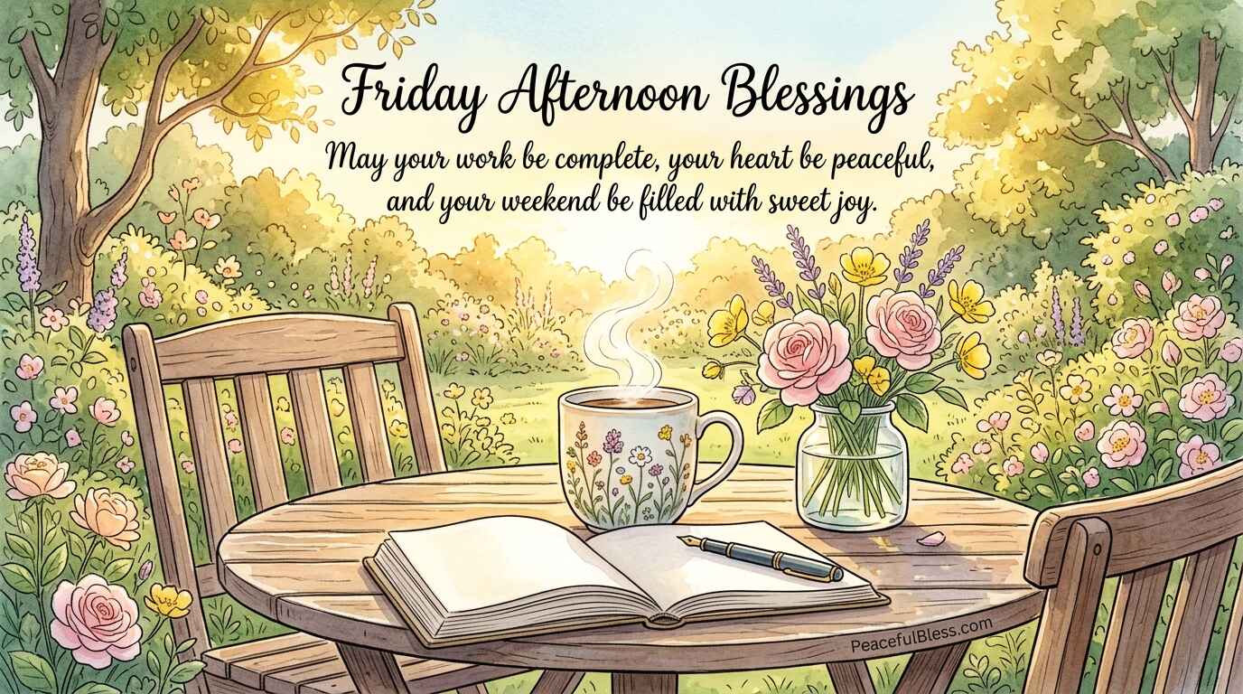Friday Afternoon Blessings