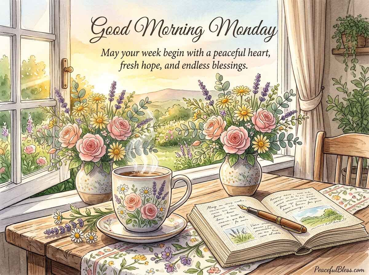 Good Morning Monday Blessings
