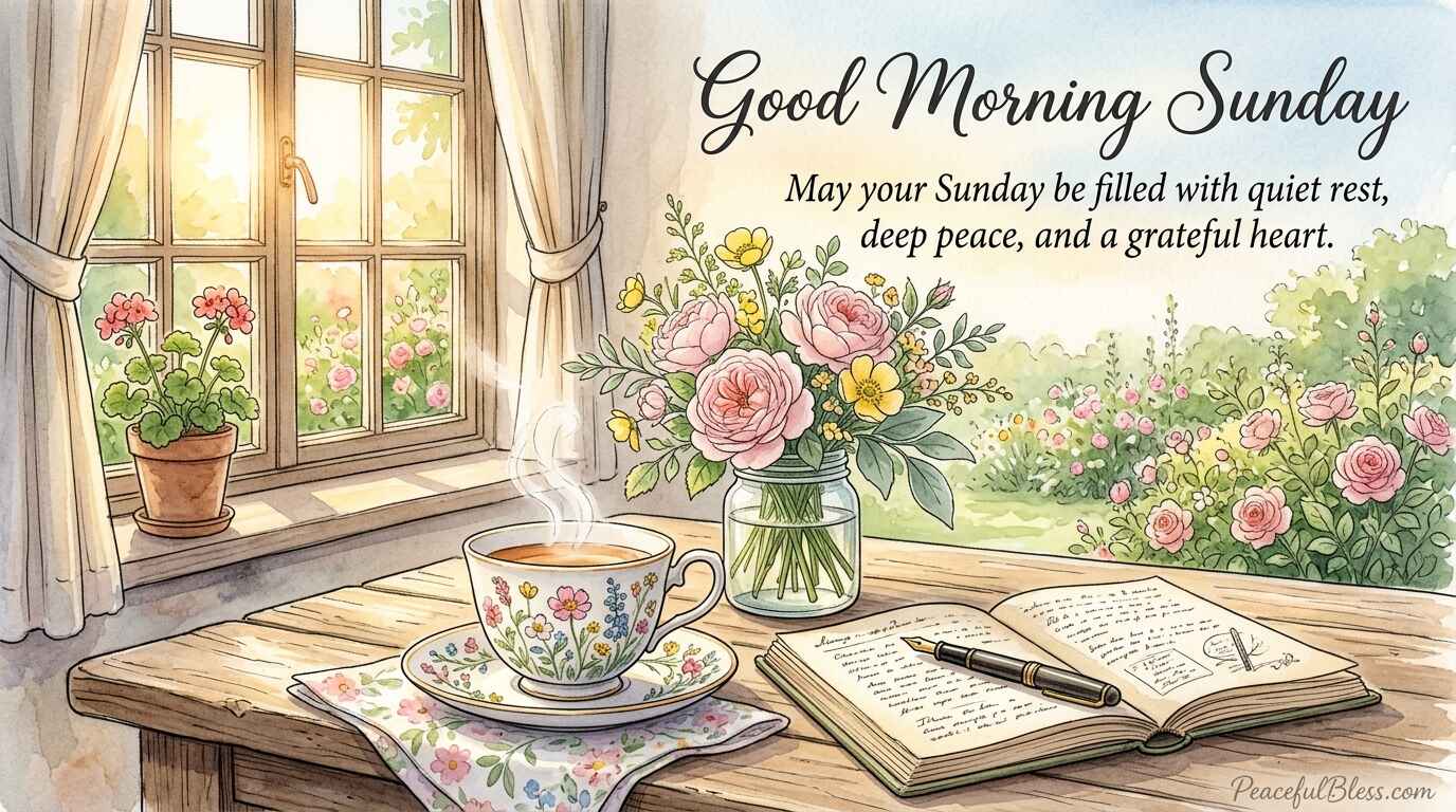 Good Morning Sunday Blessings
