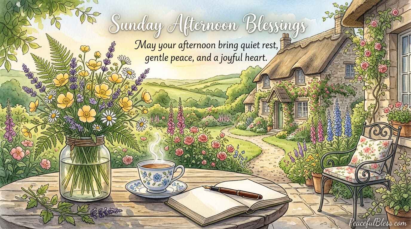 sunday afternoon blessings