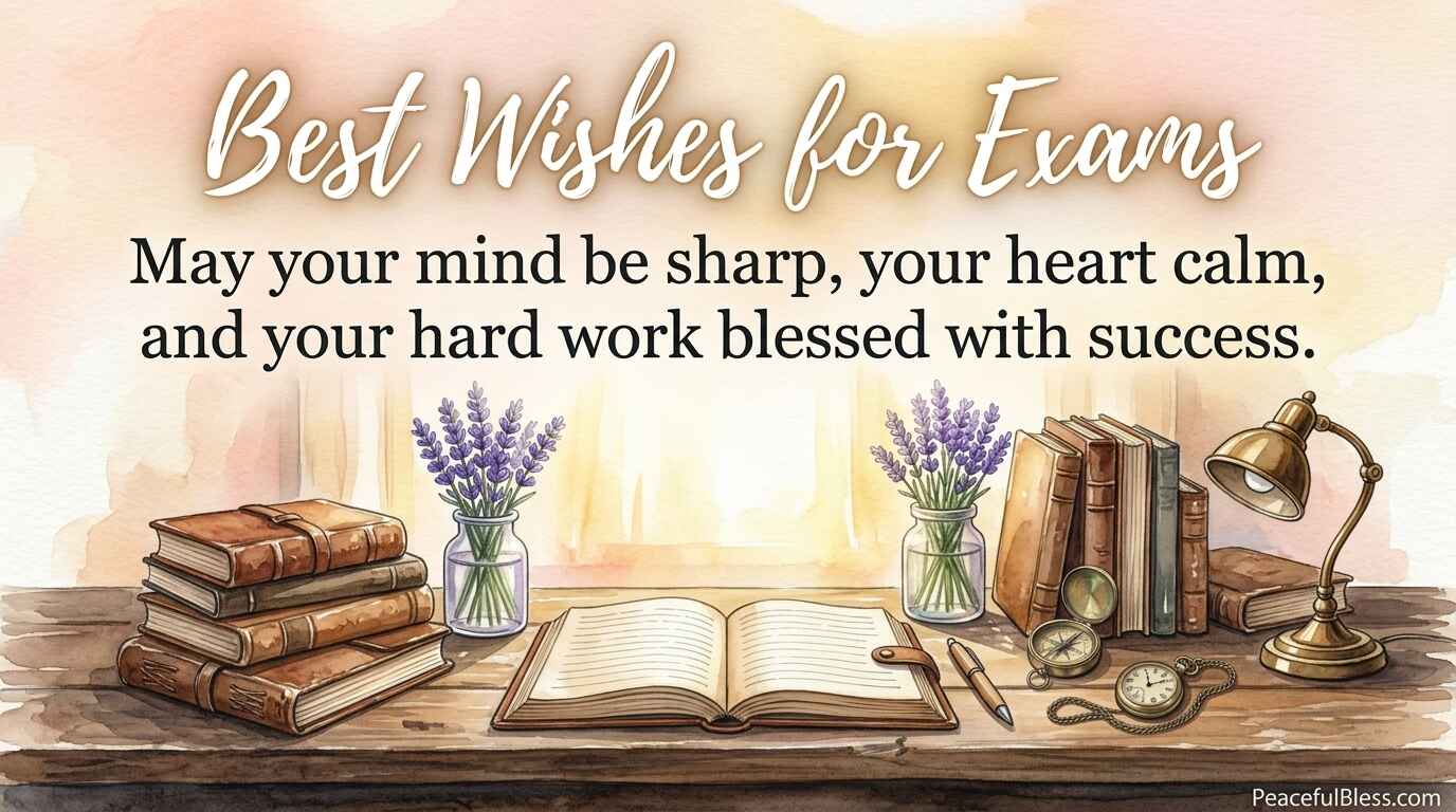 Best wishes for exams