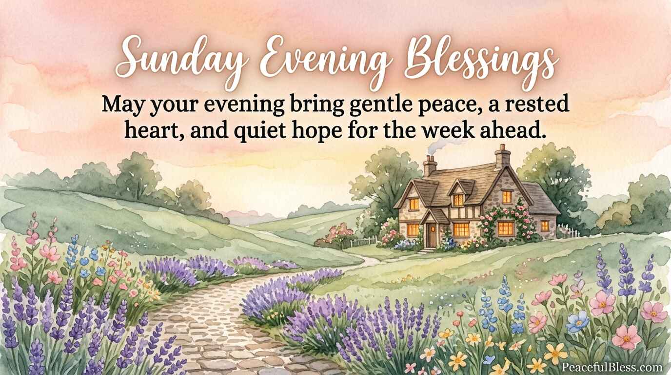 Sunday Evening Blessings
