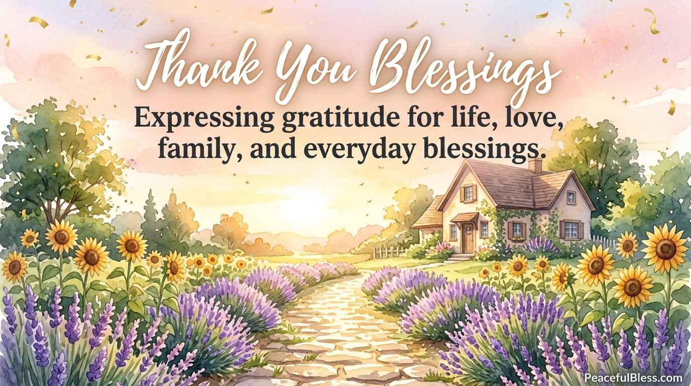 Thank you blessings