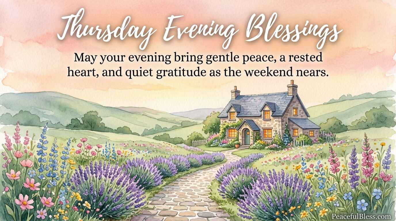 Thursday Evening Blessings